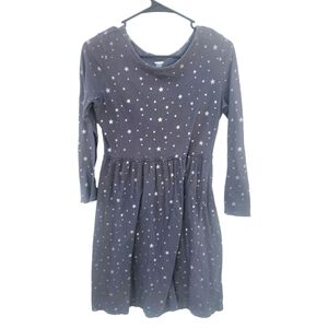 Old Navy Fit & Flare Long-Sleeve Jersey star Dress for Girls size XL 14-16